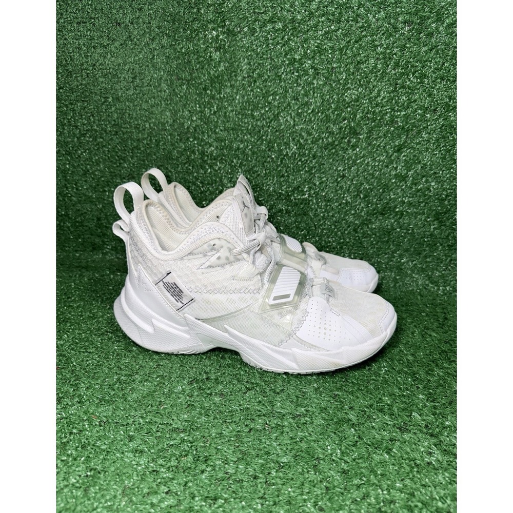 Nike Jordan Russell Westbrook Mens Size 8 Why Not Zer0.3 White Basketball Shoes